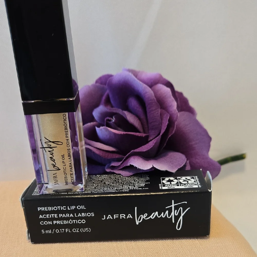 JAFRA Prebiotic Lip Oil Dazzling Gold Limited Edition NWT 5ml